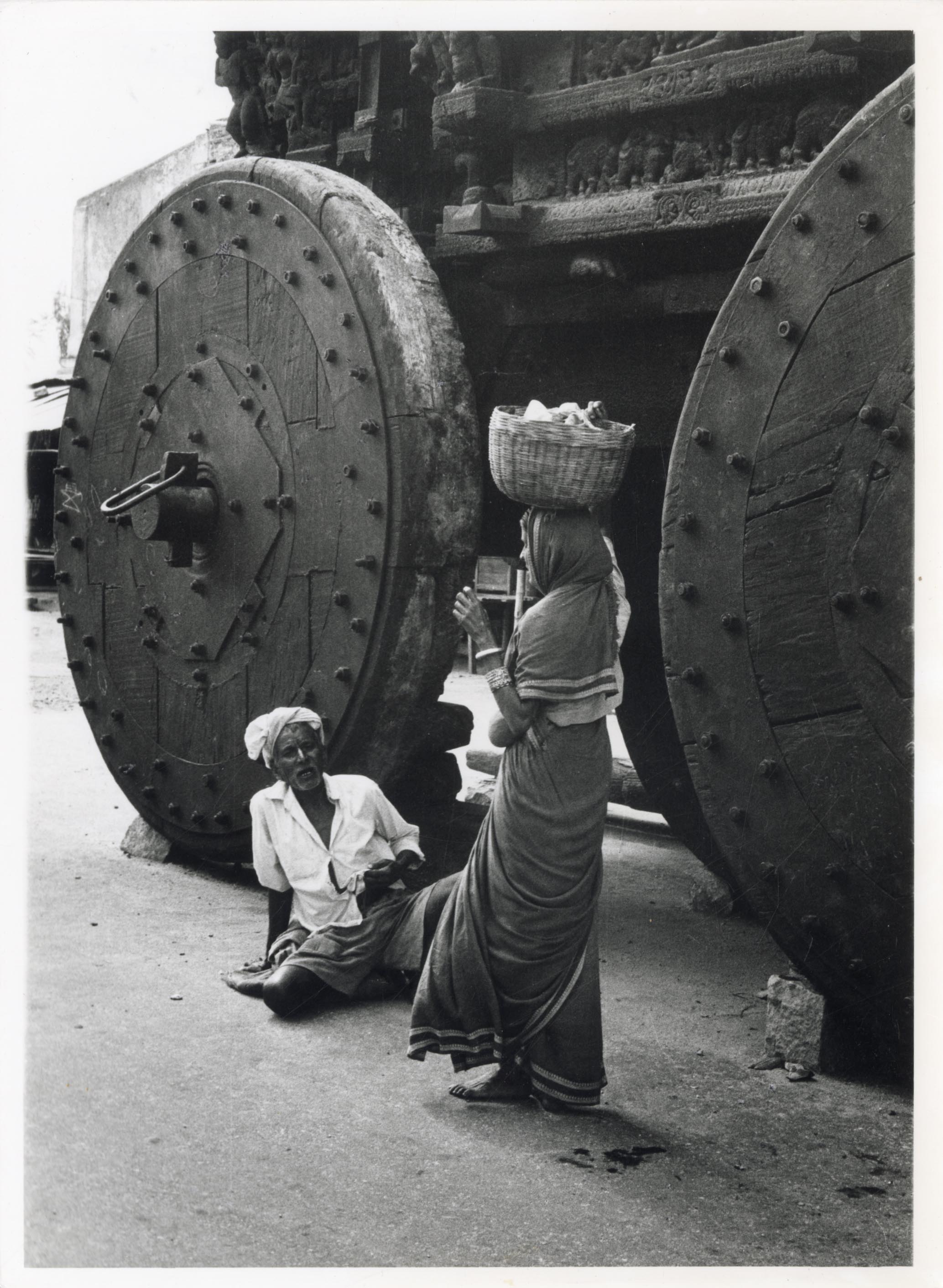 Untitled (Beside the Temple Chariot at Nanjangud near Mysore)