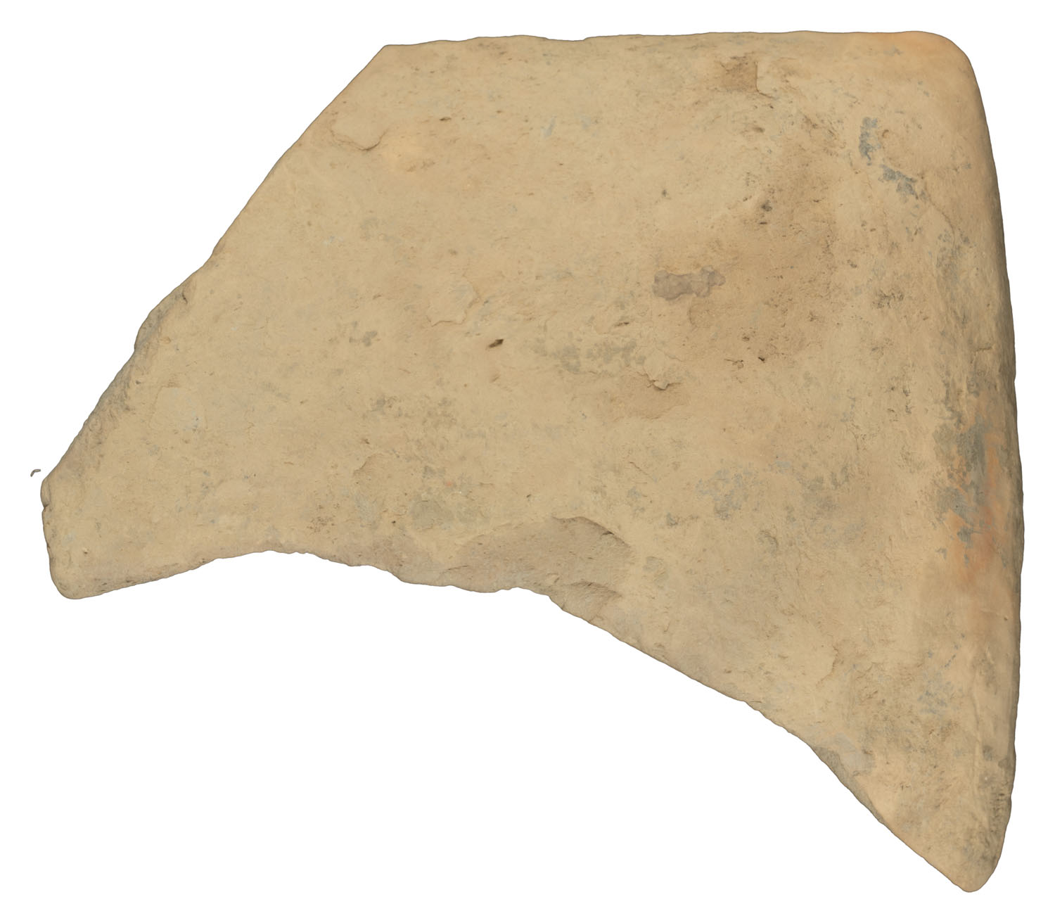 Fragment of Terracotta Mould with a Partially Visible Female Figure