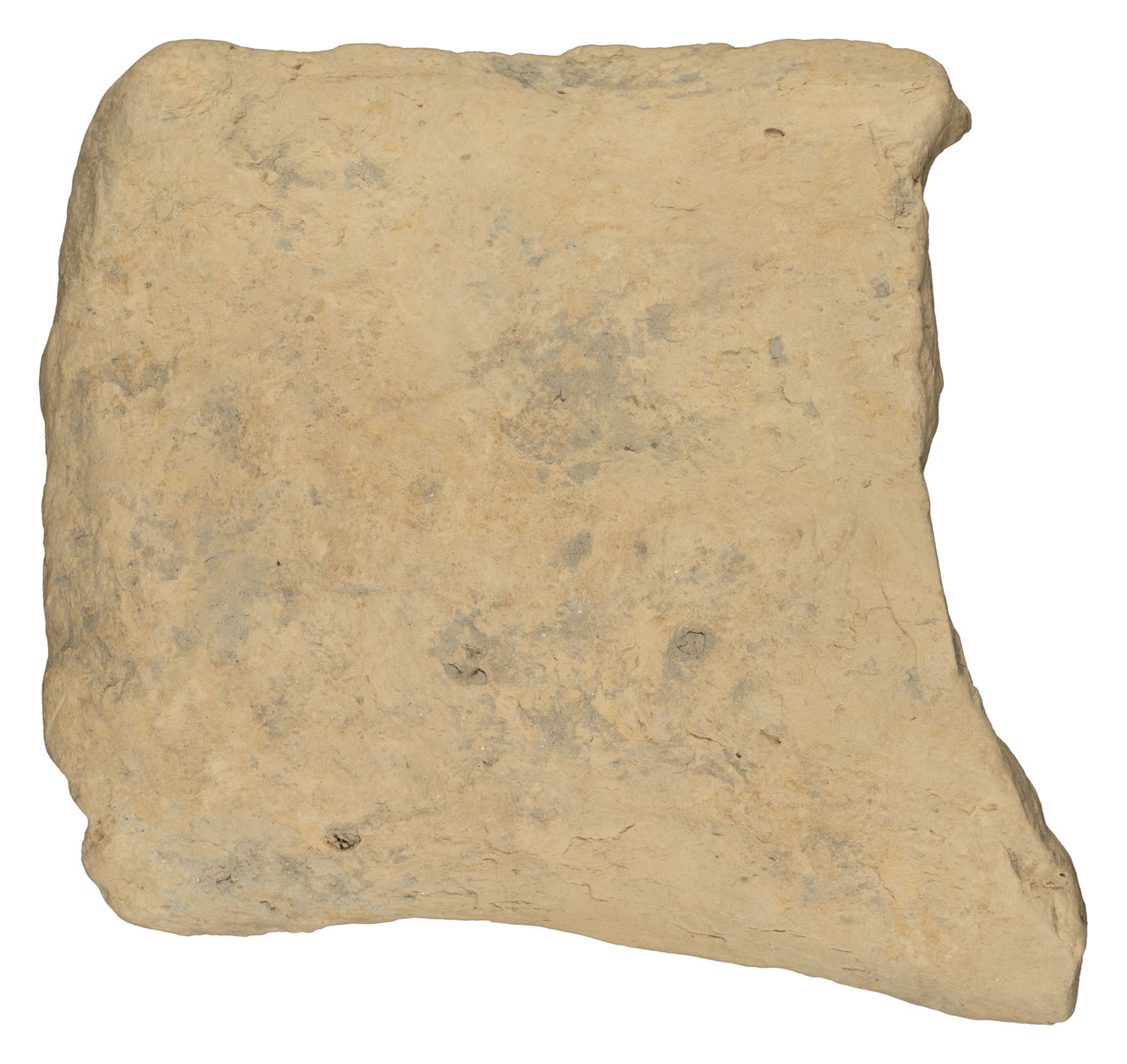 Fragment of Terracotta Mould depicting the lower Body Portion of a Figure
