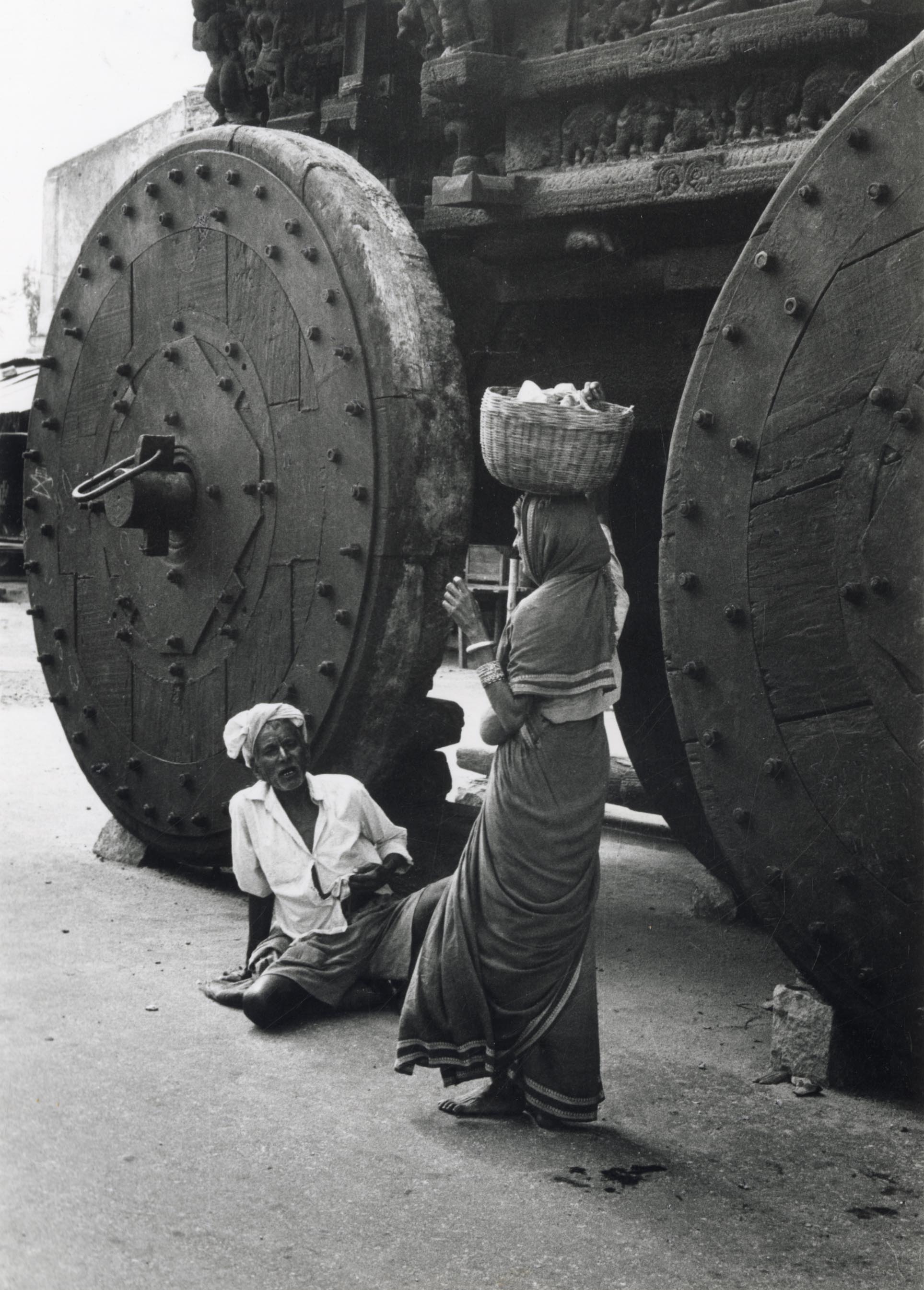 Untitled (Beside the Temple Chariot at Nanjangud near Mysore)