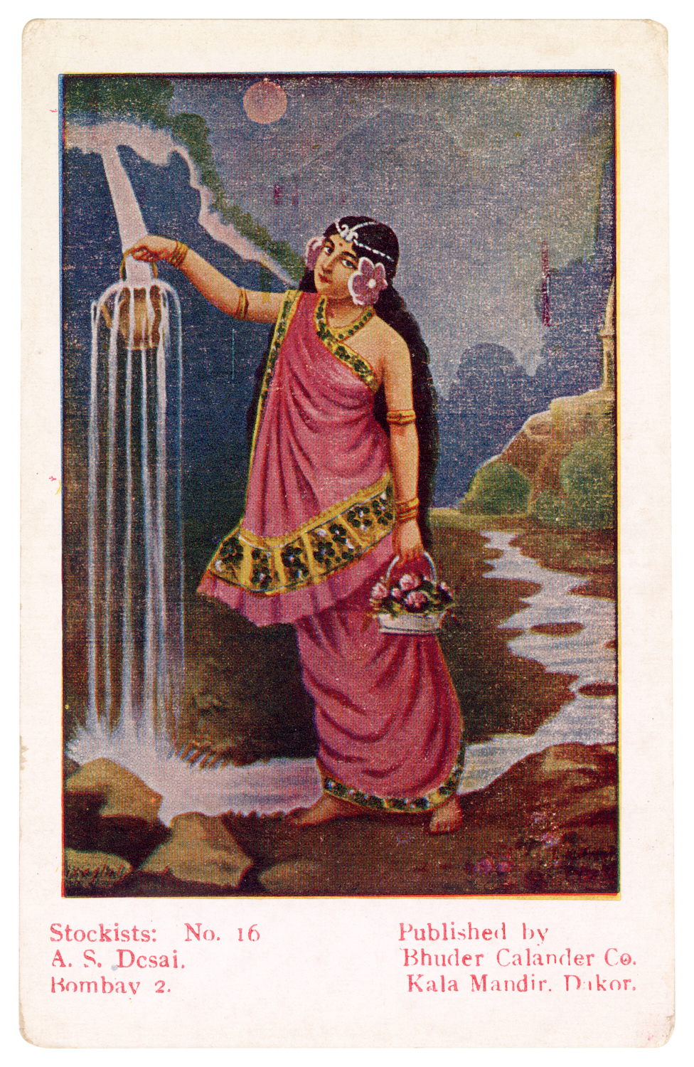 Woman with a Flower Basket